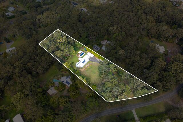 Aerial view of the 2.47-acre block