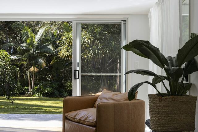 Primary suite garden outlook